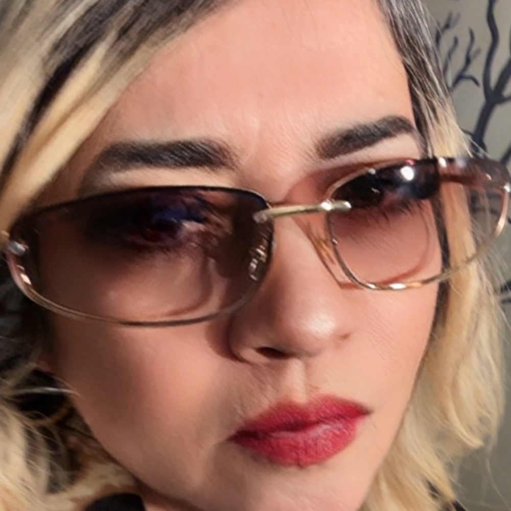 Stylish Gold and Brown Sunglasses
